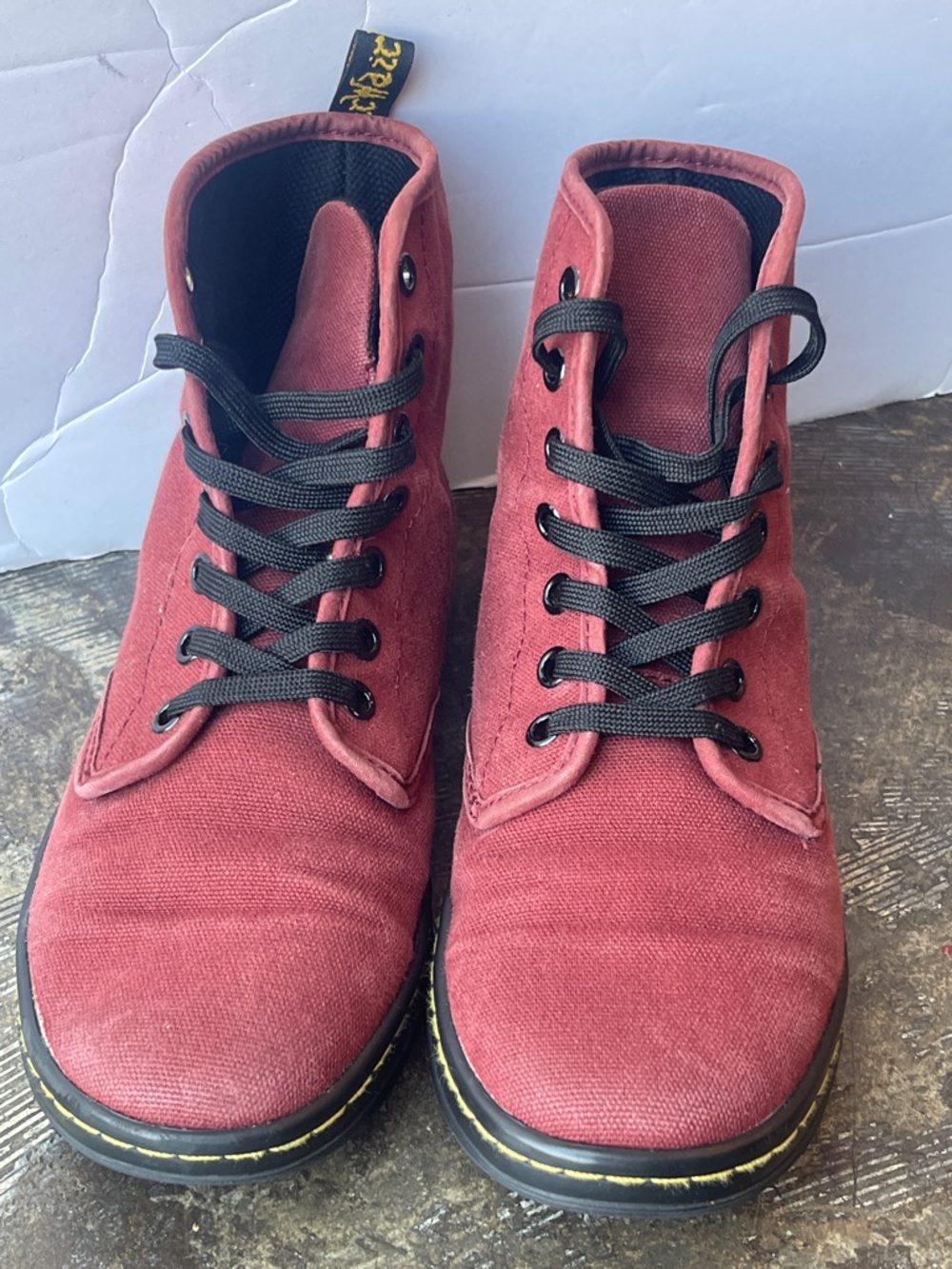 Dr. Martens - Shoreditch Canvas High Top Sneakers Sz 7